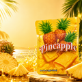 Pineapple 3.5g Cali Pack Holographic Mylar Pouch Bag