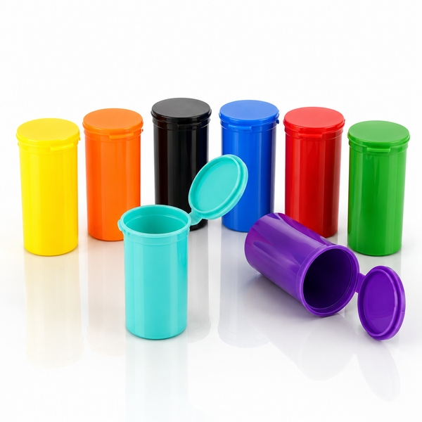 Pop-Top Squeeze Vials